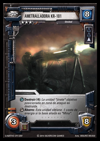 AMETRALLADORA KR-101
